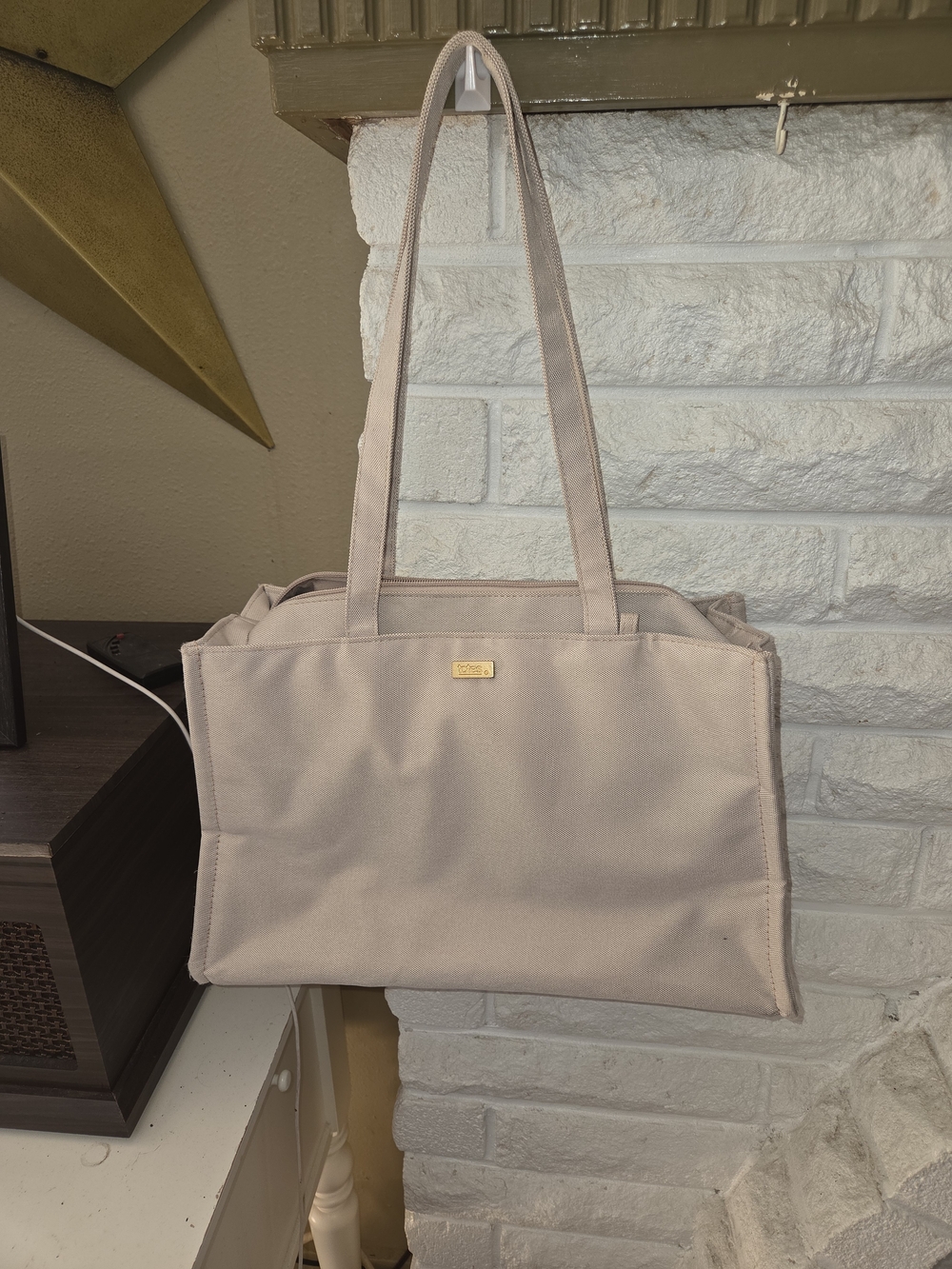 totes Canvas Tote in Beige